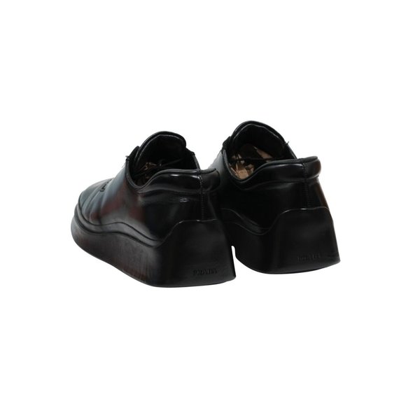 Prada Mens Derby US 7.5 UK 6.5 Black Leather Lace Up AW99 Chunky Runway Platform - Picture 5 of 10